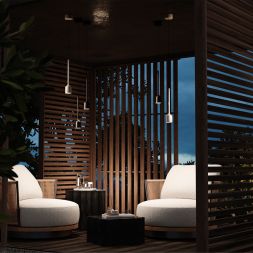 Подвесной светильник Outdoor O491PL-L6B3K MAYTONI Apex Черный