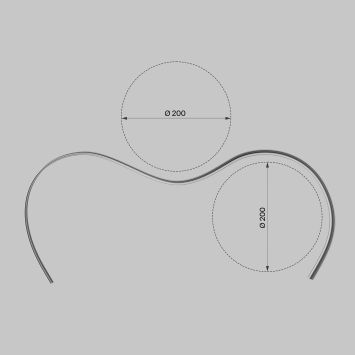 Профиль Led Strip 631016 MAYTONI Накладной профиль Серебро