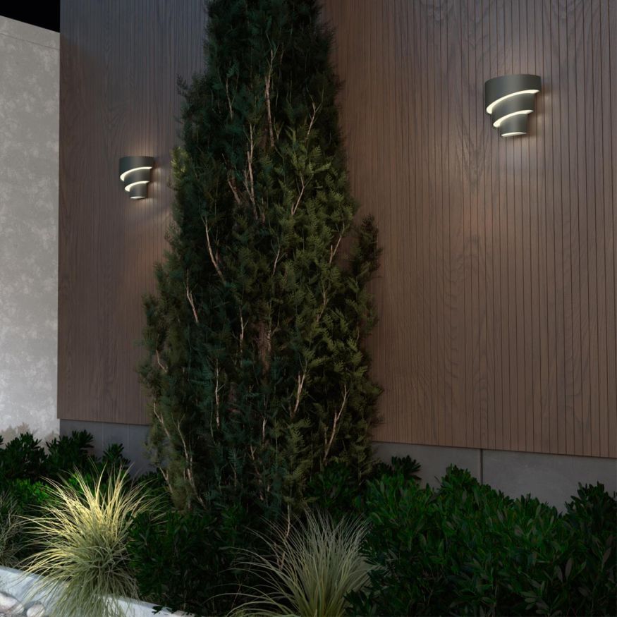 Светильник ландшафтный светодиодный настенный NOVOTECH 359197 STRAIT черный