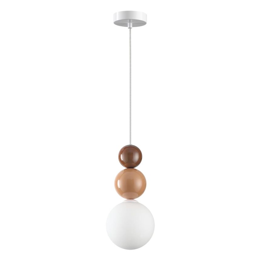 Подвес LUMION 6558/1 BONBONES белый, коричневый, кремовый