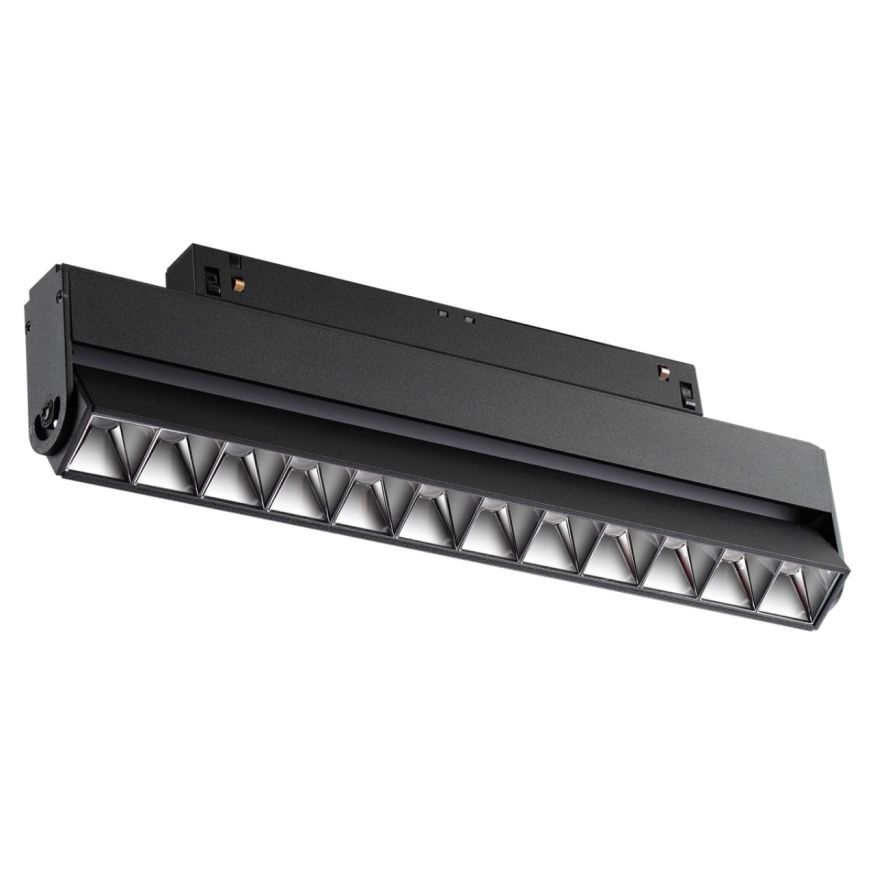 Трековый светильник для низковольного шинопровода NOVOTECH 358543 FLUM черный