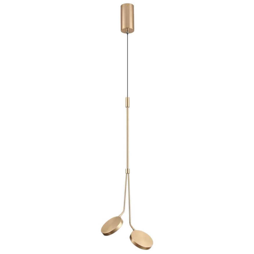 Подвес ODEON LIGHT 5011/16L Maro золотой матовый/белый/металл/акрил