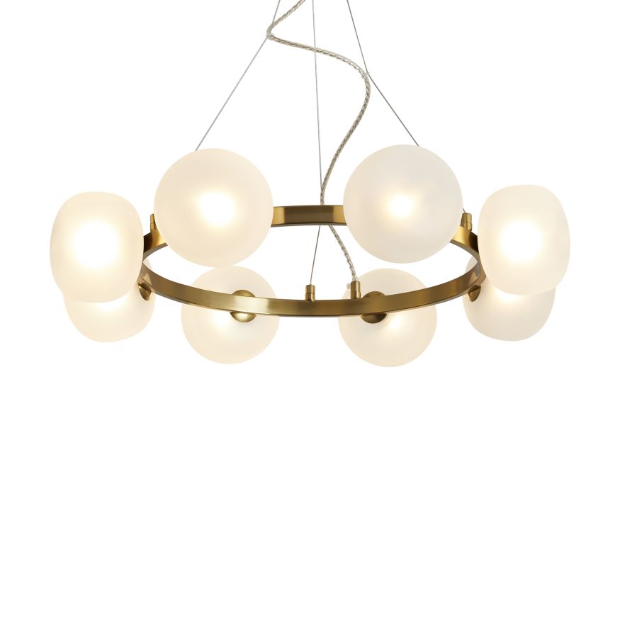 Подвесной светильник Freya FR5444PL-08BS Freya Donuts Латунь