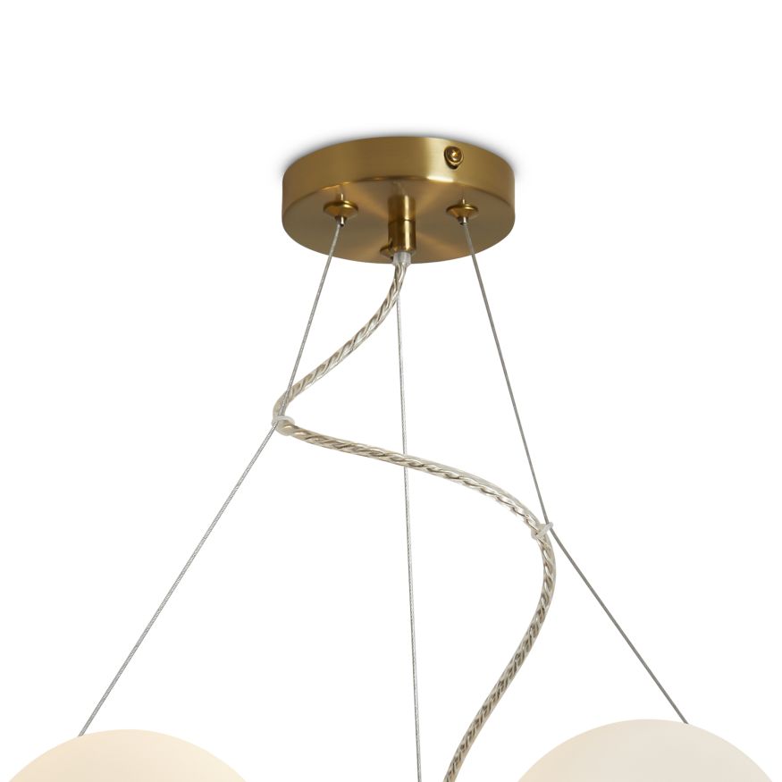 Подвесной светильник Freya FR5444PL-08BS Freya Donuts Латунь