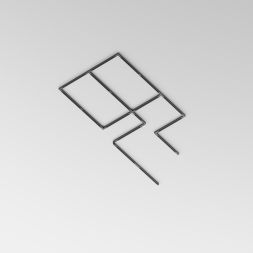 Шинопровод накладной/подвесной Technical TRX005-311B MAYTONI Busbar trunkings Trinity Черный