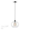 Подвес ODEON LIGHT 4955/1 LOSTAR хром/ белый/прозрачный/стекло