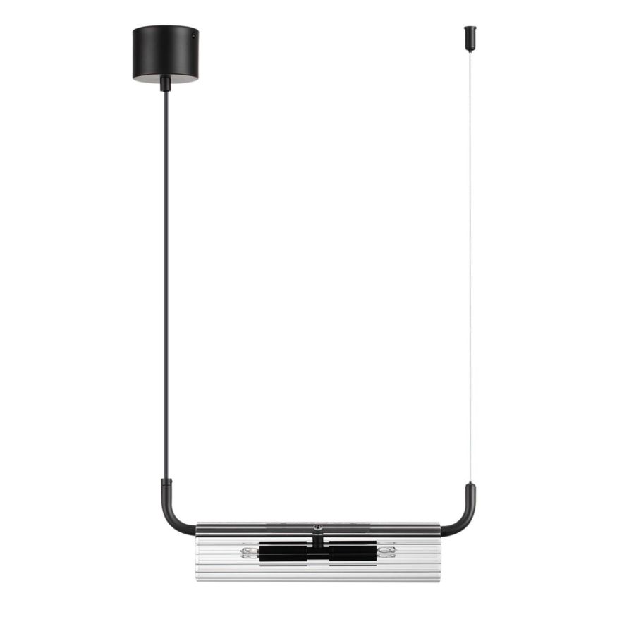 Подвес LUMION 6561/2 TORONTO черный, прозрачный