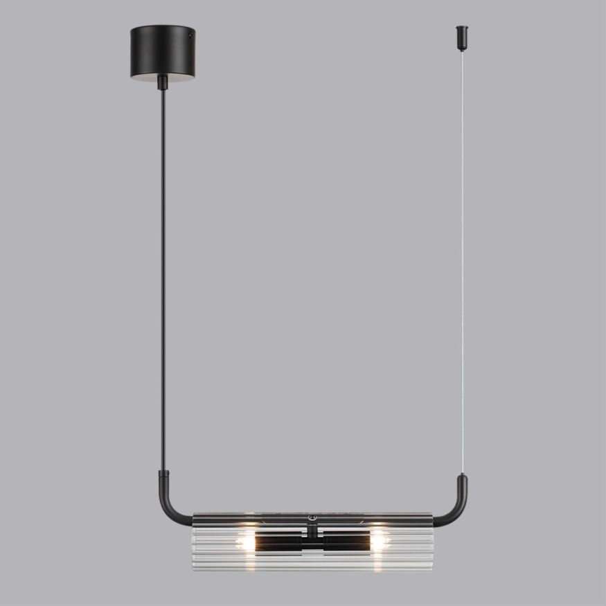 Подвес LUMION 6561/2 TORONTO черный, прозрачный