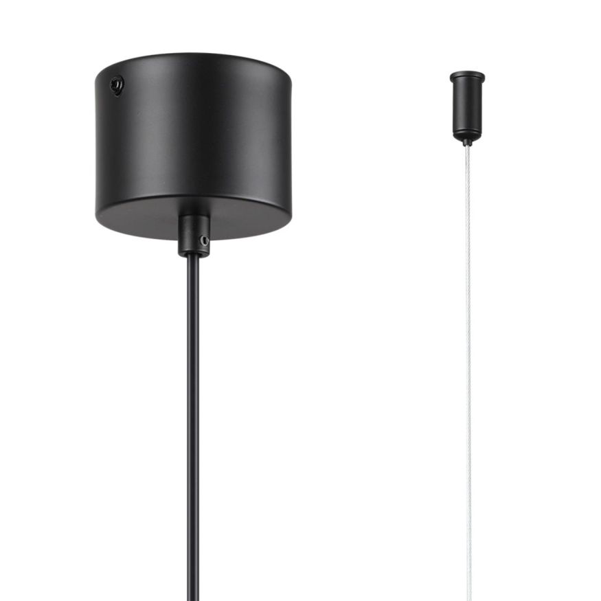 Подвес LUMION 6561/2 TORONTO черный, прозрачный