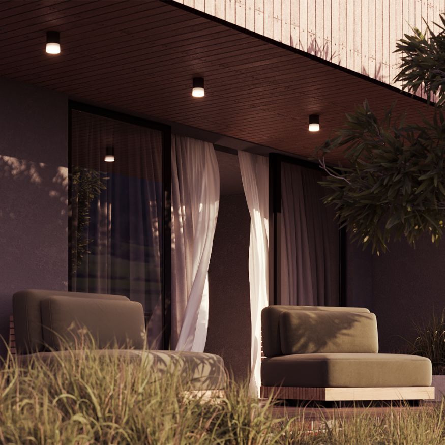 Потолочный светильник Outdoor O499CL-L10B3K MAYTONI Ember Черный