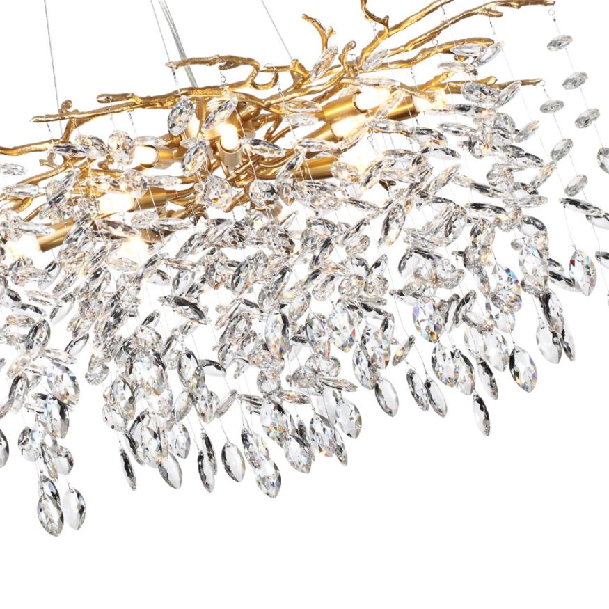 Люстра ODEON LIGHT 4969/12 DELICA античн.бронза/прозрачный