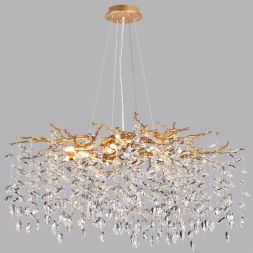 Люстра ODEON LIGHT 4969/12 DELICA античн.бронза/прозрачный