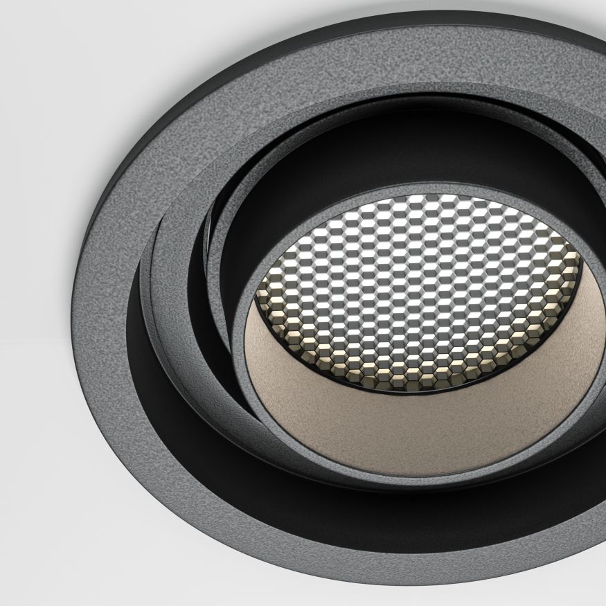 Встраиваемый светильник Technical DL113-GU10-01-RD-B MAYTONI Atom Черный