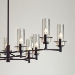 Люстра потолочная LUMION 6555/12C MADONNA черный, дымчатый