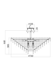 Потолочный светильник Maytoni MOD130CL-14G Maytoni Mazzo Золото