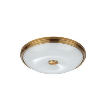 Настенно-потолочный светильник ODEON LIGHT 4956/4 PELOW античн.бронза/металл/белый/стекло