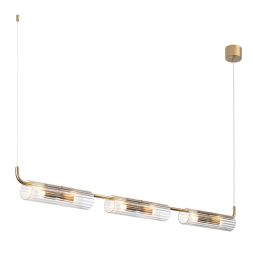 Подвес LUMION 6560/6 TORONTO золотой, прозрачный