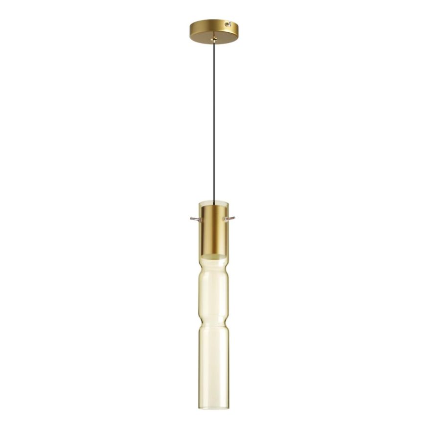 Подвес ODEON LIGHT 5059/5LA SCROW золотой/янтарный