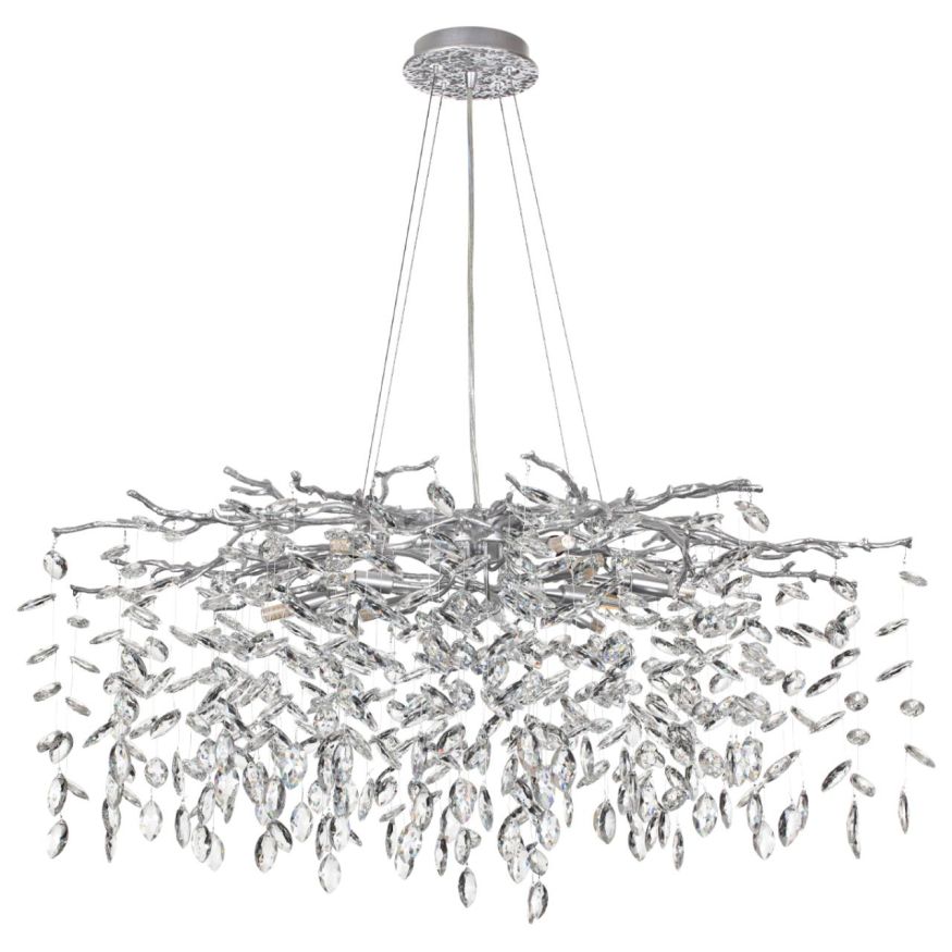 Люстра ODEON LIGHT 4970/12 DELICA серебристый/прозрачный