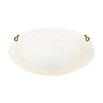 Настенно-потолочный светильник SONEX 7602/BL AMMONITE белый/золото