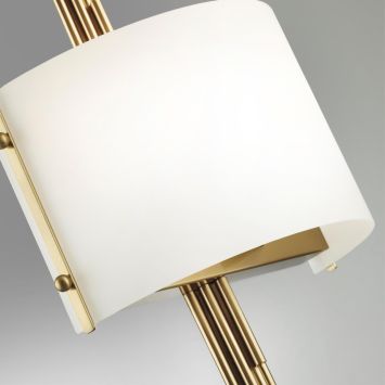 Бра ODEON LIGHT EXCLUSIVE 5415/2WA Margaret античная бронза/белый матовый