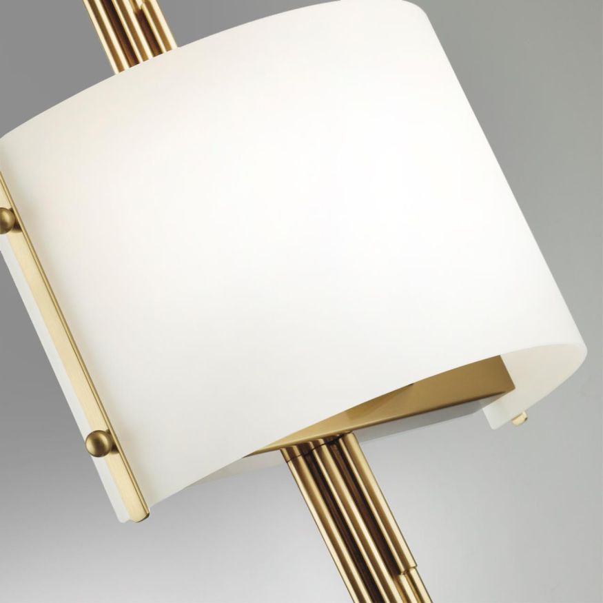 Бра ODEON LIGHT EXCLUSIVE 5415/2WA Margaret античная бронза/белый матовый