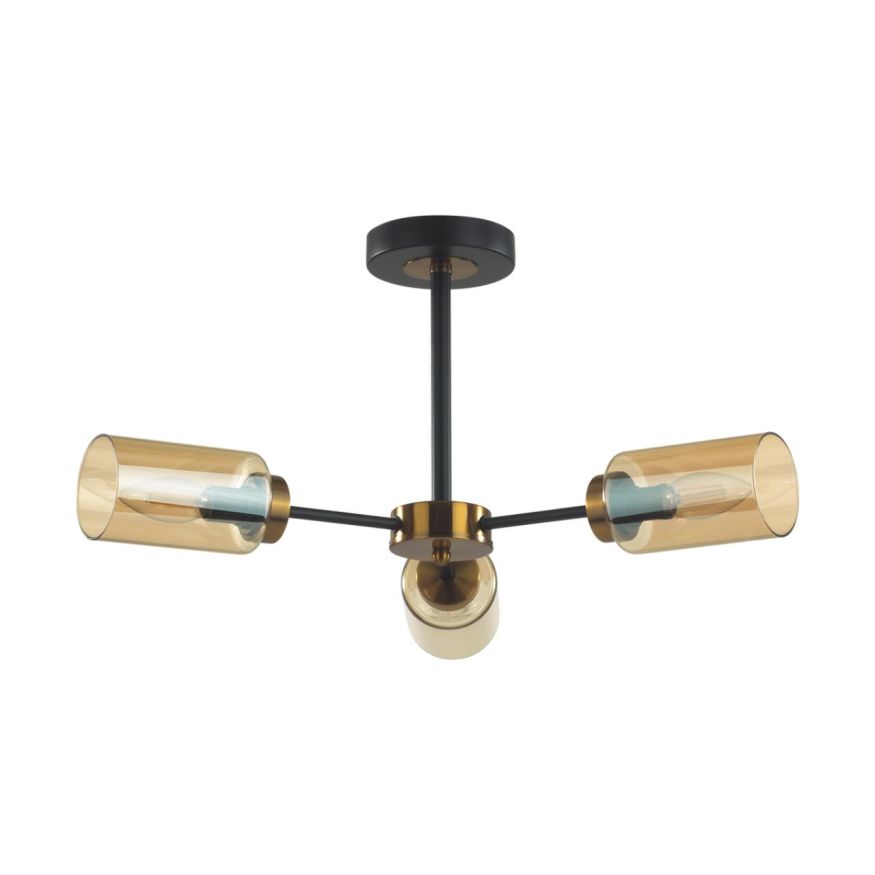 Люстра потолочная LUMION 5640/3C DALLIN черный, бронза