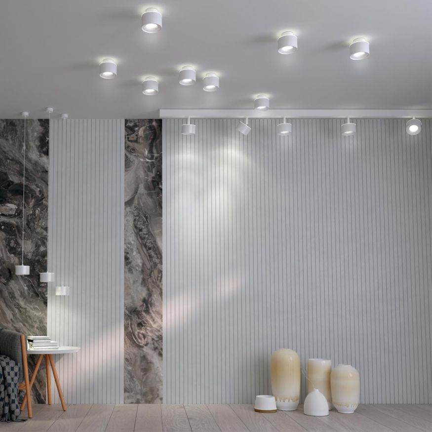 Светильник накладной светодиодный с переключателем цветовой температуры NOVOTECH 358970 GIRO белый