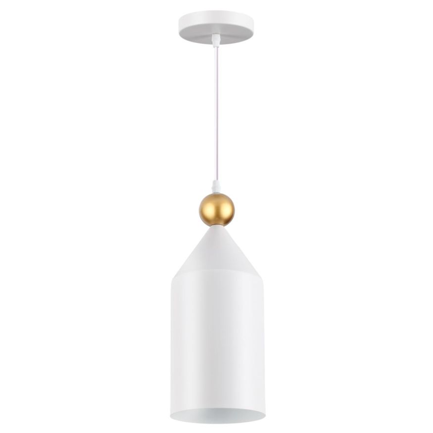 Подвес ODEON LIGHT 4093/1 BOLLI белый/золотой