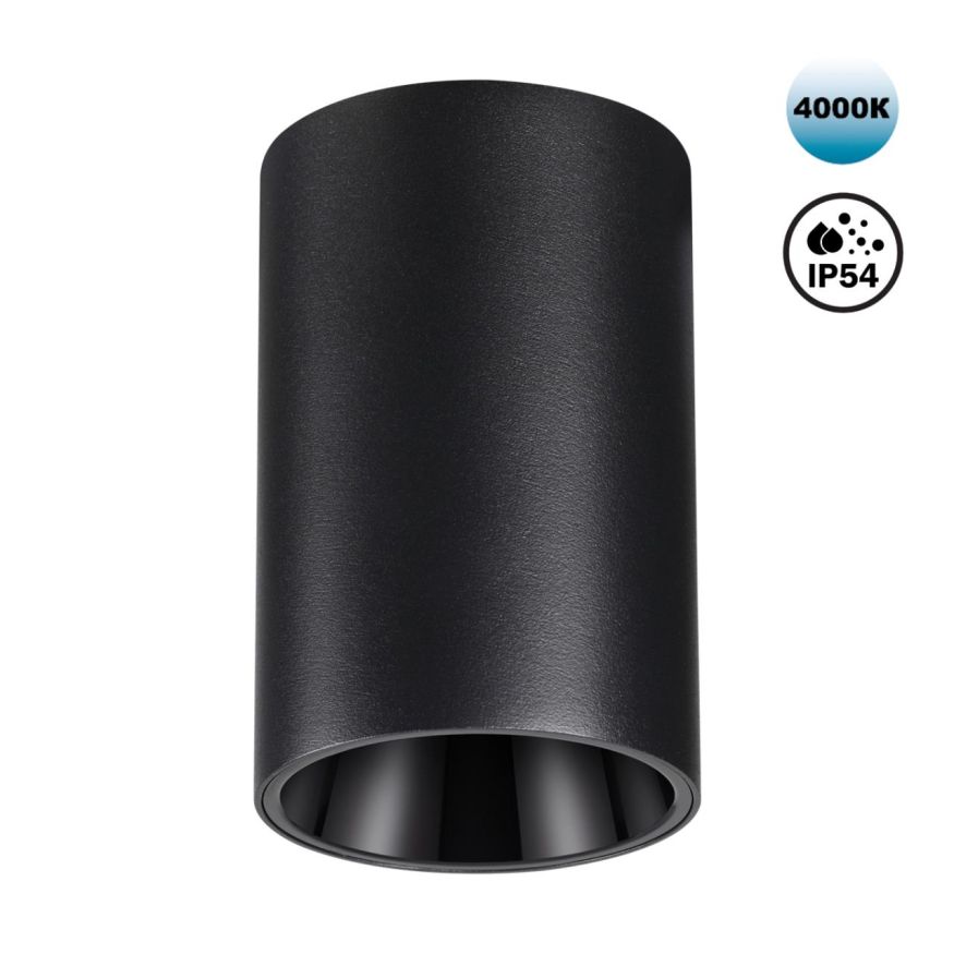 Светильник накладной влагозащищённый светодиодный NOVOTECH 359419 RECTE черный