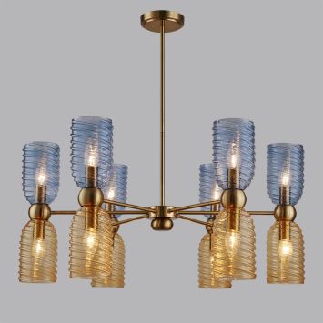 Люстра потолочная LUMION 6511/12C MONROE латунь