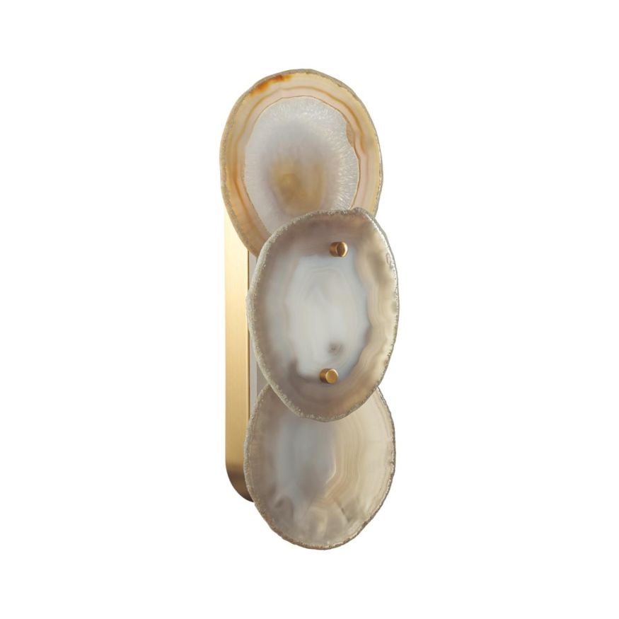 Настенный ODEON LIGHT 7065/10WL AGATE бежевый/бронзовый