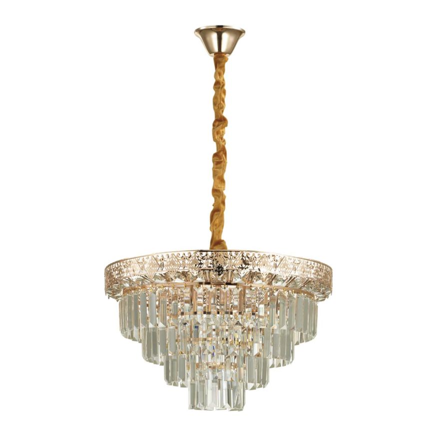 Люстра LUMION 5232/8 IGGY золотой