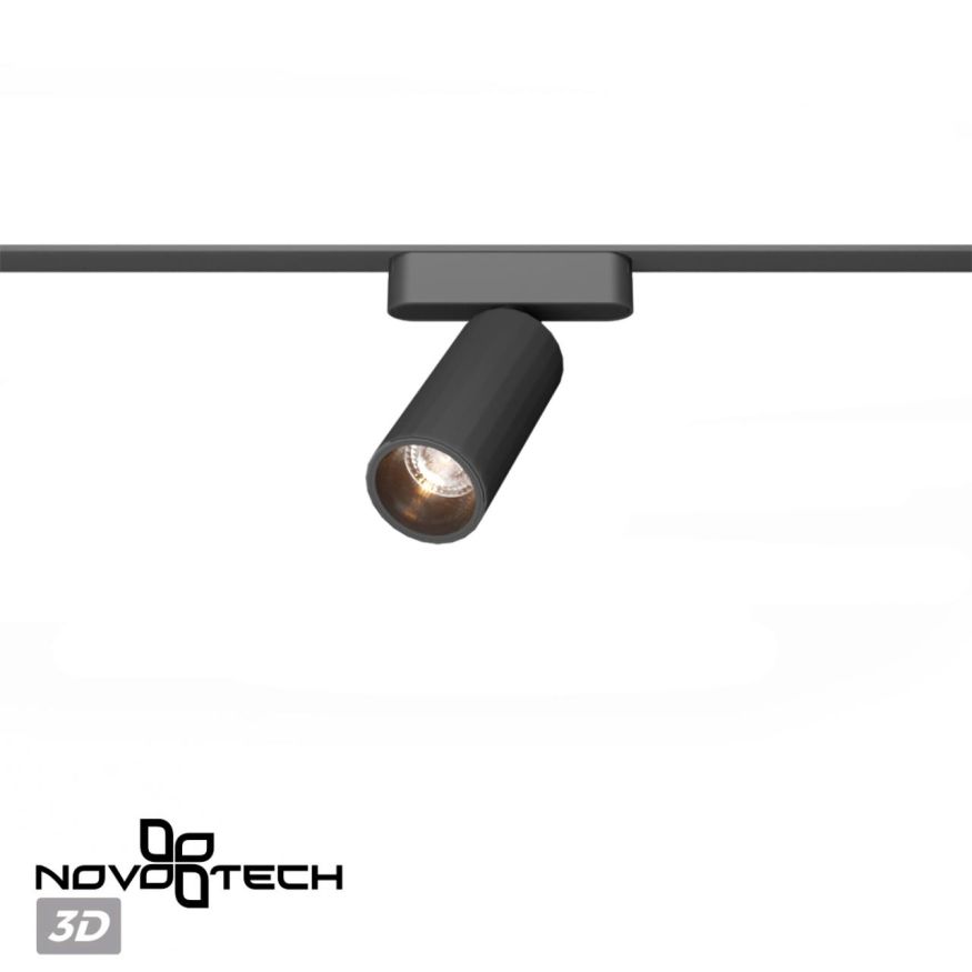 Трековый светильник для низковольтного шинопровода NOVOTECH 359258 SMAL черный