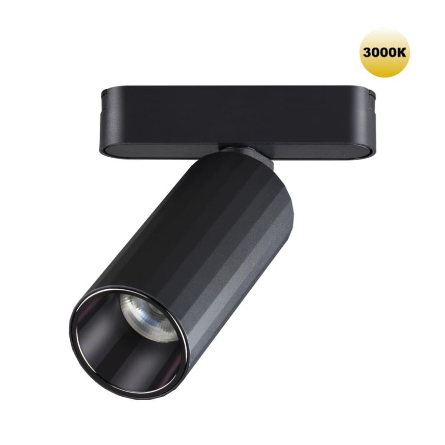 Трековый светильник для низковольтного шинопровода NOVOTECH 359258 SMAL черный