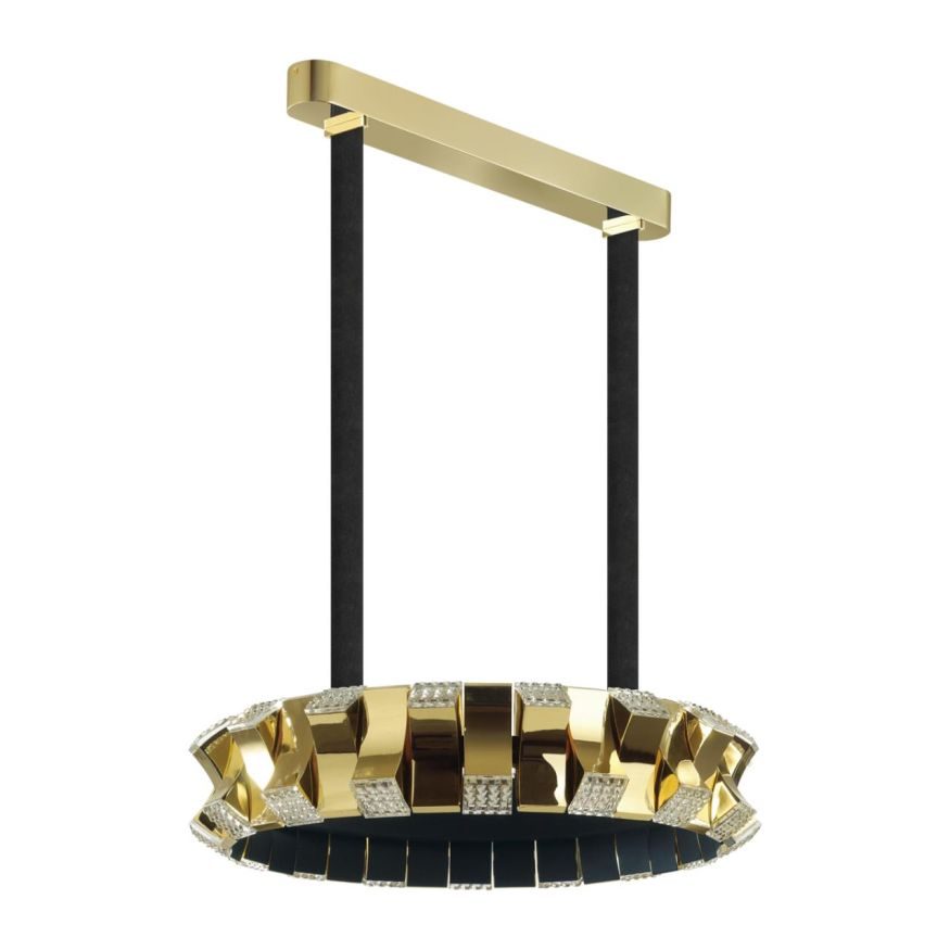 Люстра ODEON LIGHT 4993/45L ASTURO золотой/черный/металл/акрил