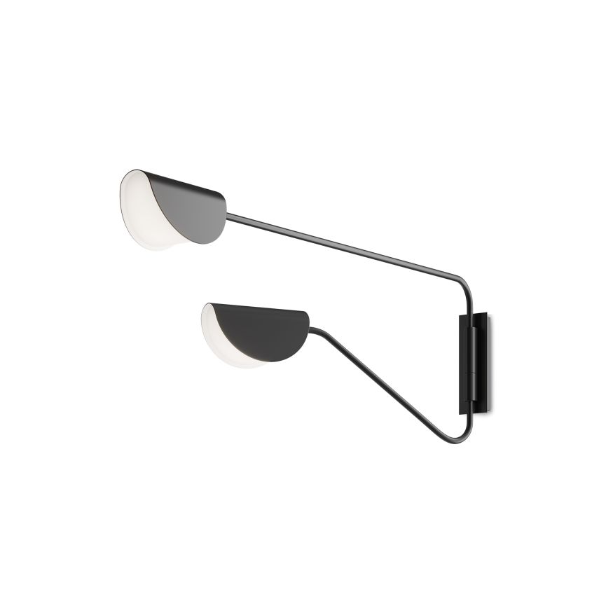 Настенный светильник (бра) Maytoni MOD126WL-02B Maytoni Mollis Черный