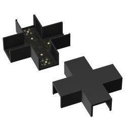 Комплектующие для систем освещения с токоведущими элементами Technical TRA160CX-11B MAYTONI Accessories for tracks Elasity Черный