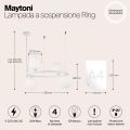Подвесной светильник Maytoni MOD013PL-04W Maytoni Ring Белый