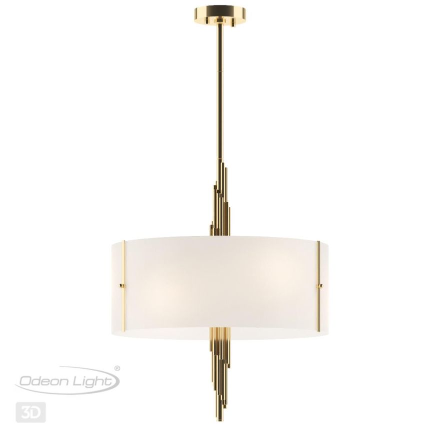 Люстра ODEON LIGHT EXCLUSIVE 5415/6 Margaret античная бронза/белый матовый