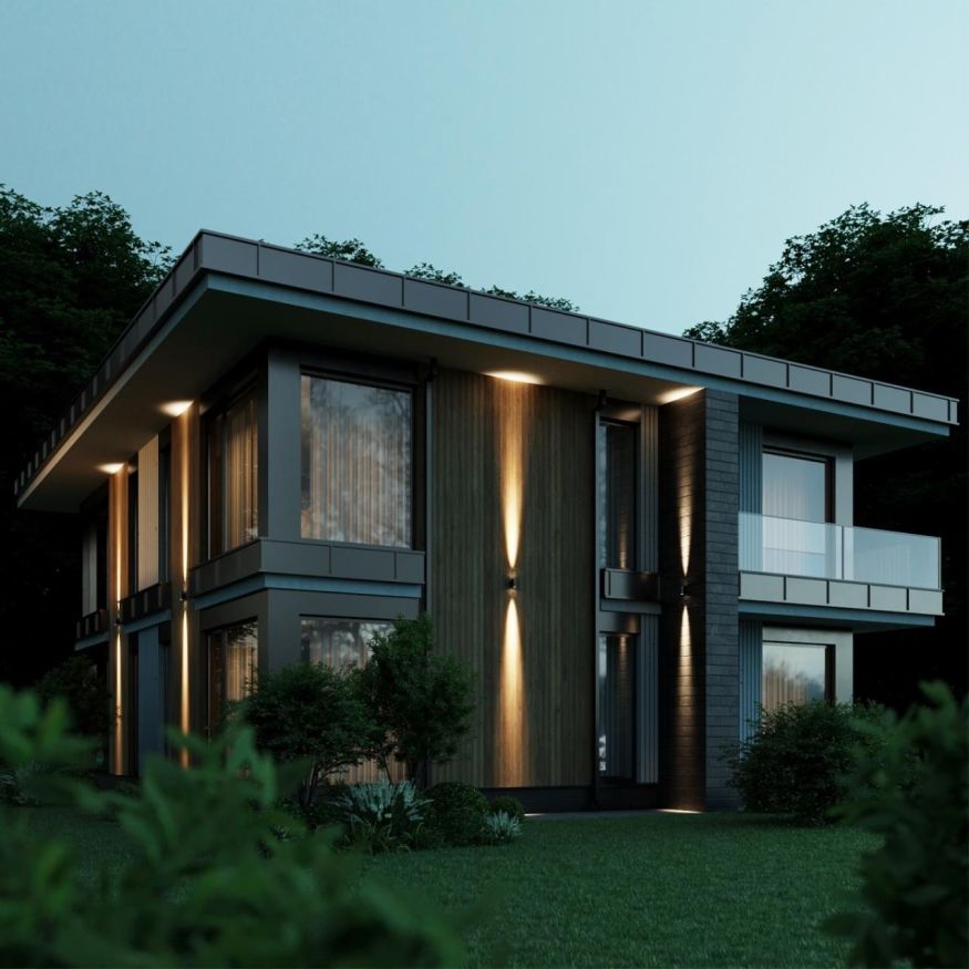 Настенный ODEON LIGHT 7071/8WL LONG черный