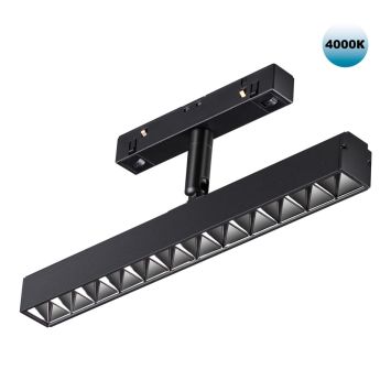 Трековый светильник для низковольного шинопровода NOVOTECH 358610 FLUM черный