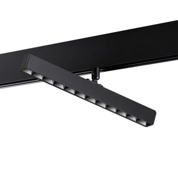 Трековый светильник для низковольного шинопровода NOVOTECH 358610 FLUM черный