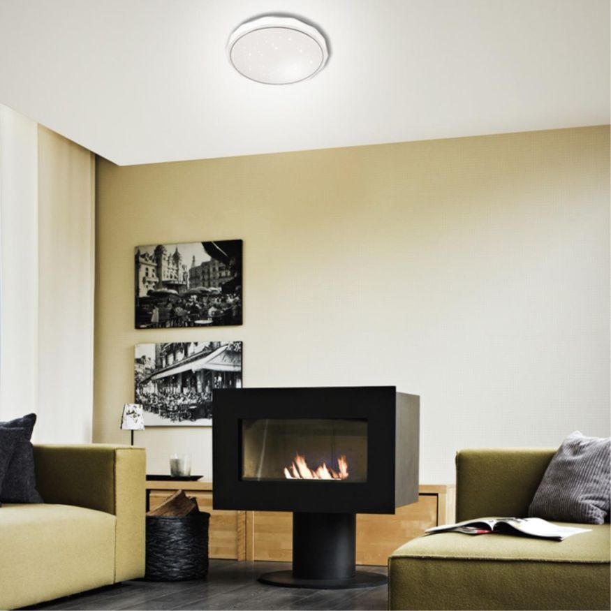 Настенно-потолочный светильник SONEX 2045/EL GINO белый