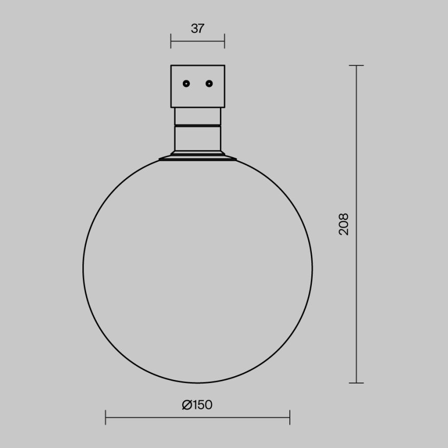 Уличный трековый светильник Outdoor O-TR01-2-S-9WB3K MAYTONI Luna Черный