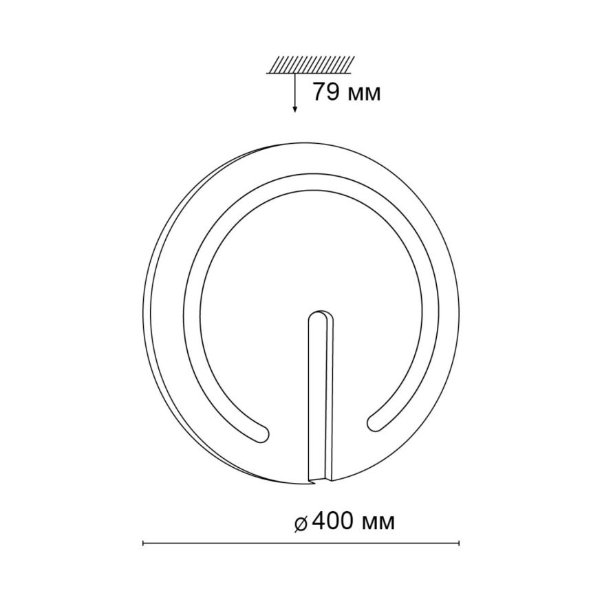 Настенно-потолочный светильник SONEX 3041/DL BUTTON белый/хром