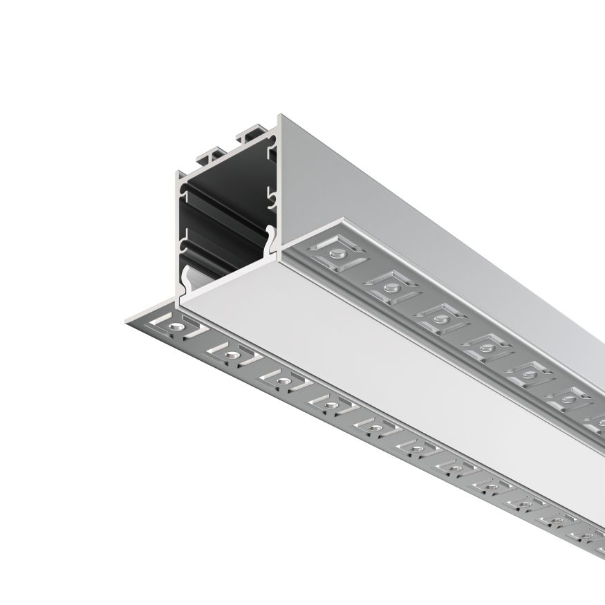 Профиль Led Strip ALM-7135-S-2M MAYTONI Встраиваемый со скрытым фланцем профиль Серебро