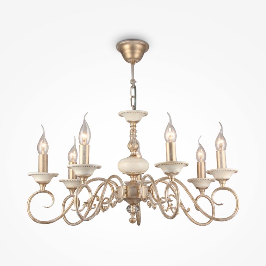 Люстра Maytoni ARM337-07-R Maytoni Perla Кремовый с Золотом