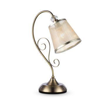 Настольный светильник Freya FR2405-TL-01-BZ Freya Driana Бронза Антик
