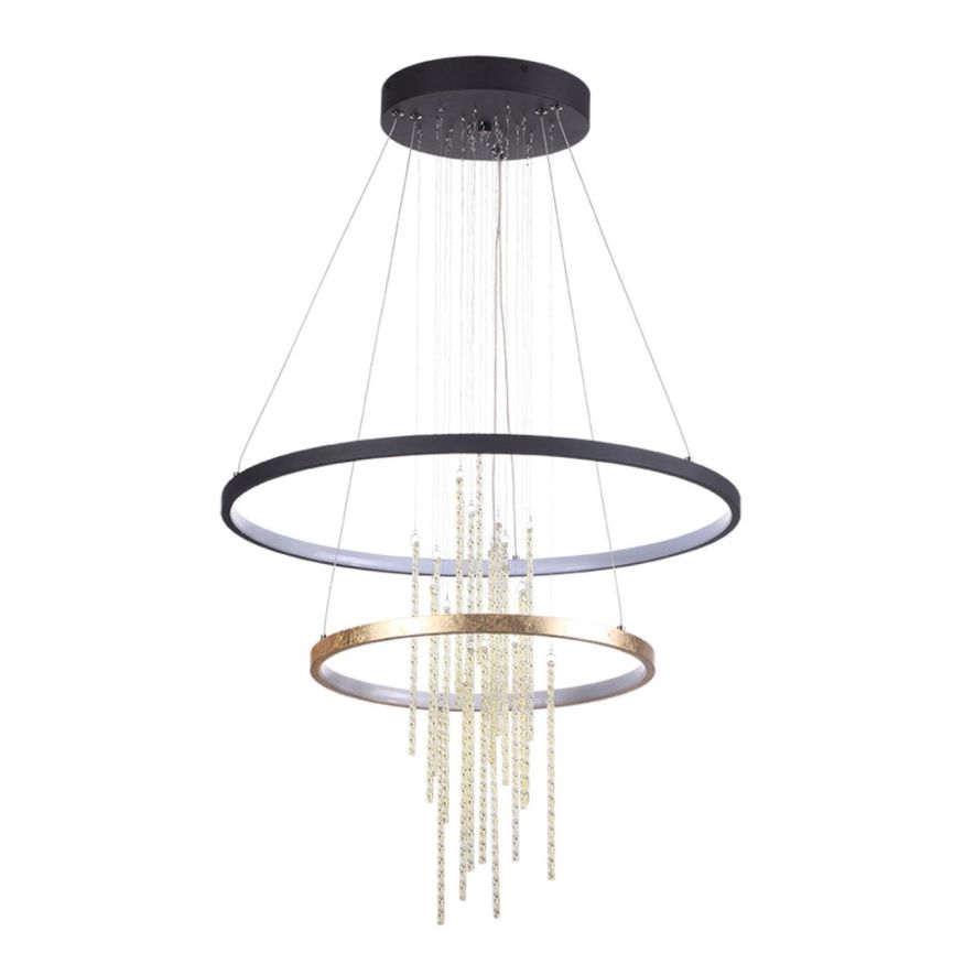 Подвесной светильник ODEON LIGHT 3901/63L MONICA золотистый/янтарный